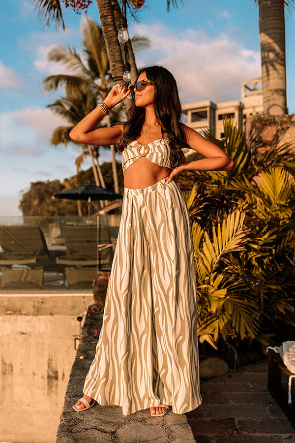 Fly Me To Fiji Crop Top