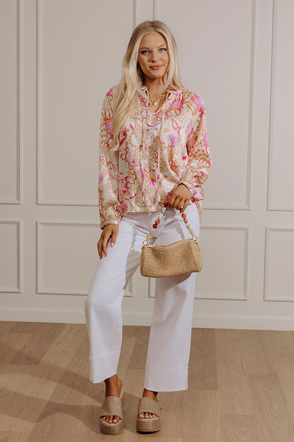 Sunshine Villa Shift Top