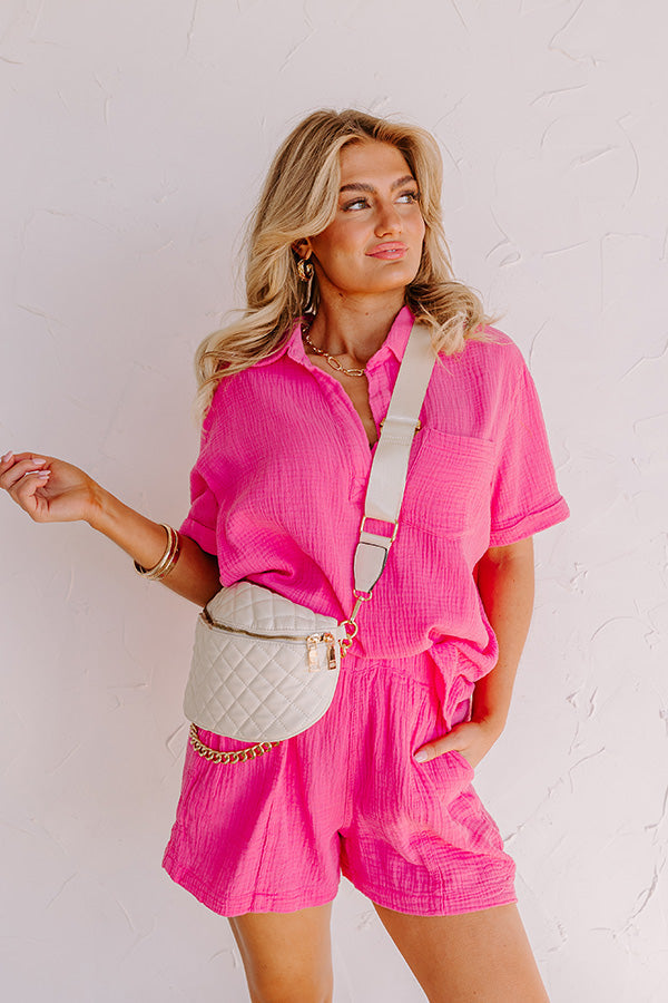 Coastal Bliss Top In Pink