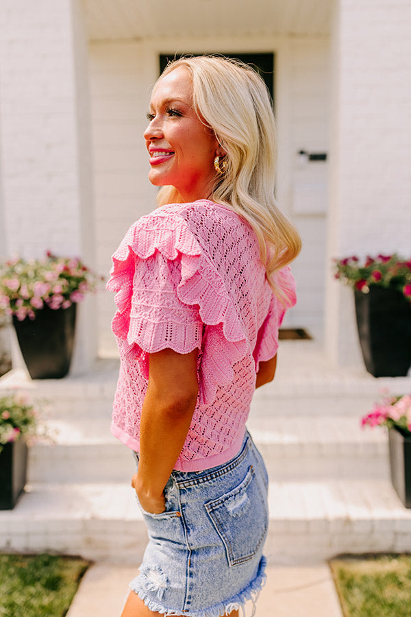 Sweet Tea Sippin Knit Top