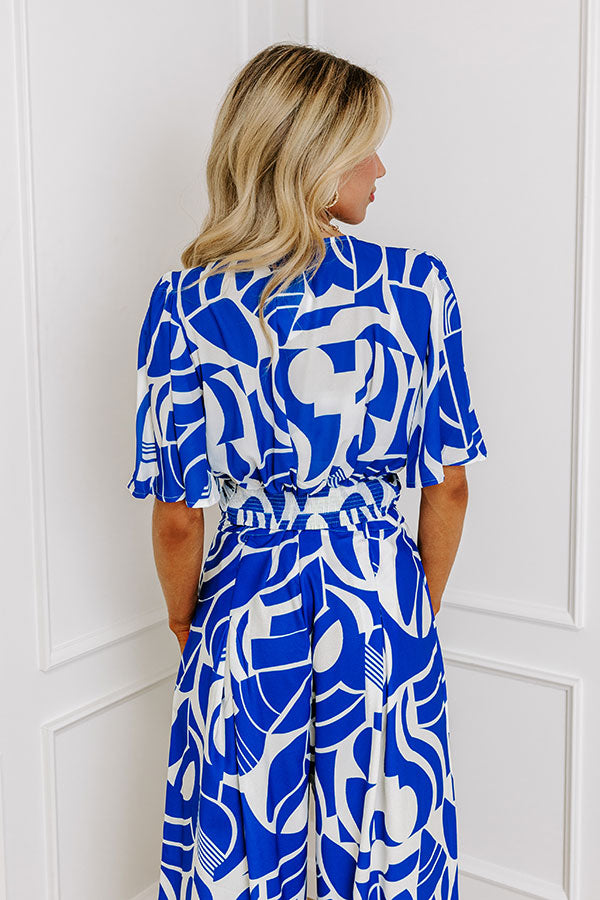 Amalfi Cruise Crop Top