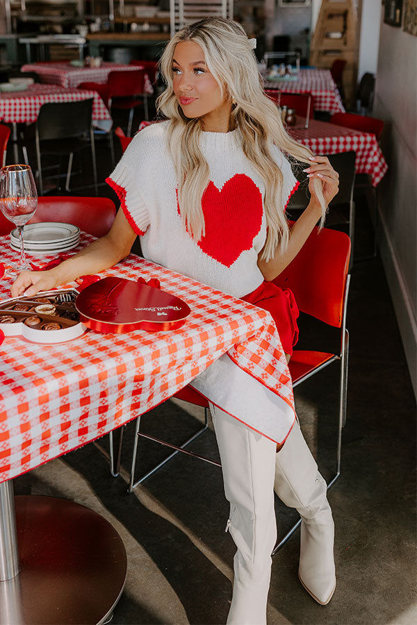 Love At First Sight Knit Sweater Top