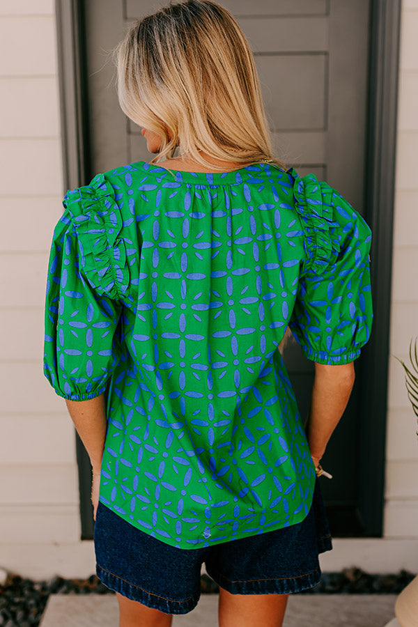 Polished Perfection Floral Top