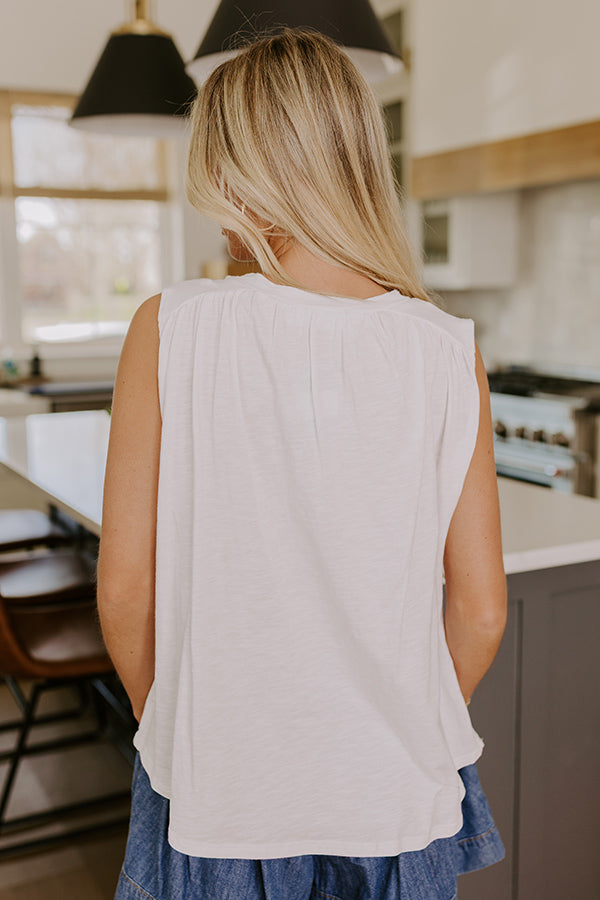 Path to Happiness Tee in White