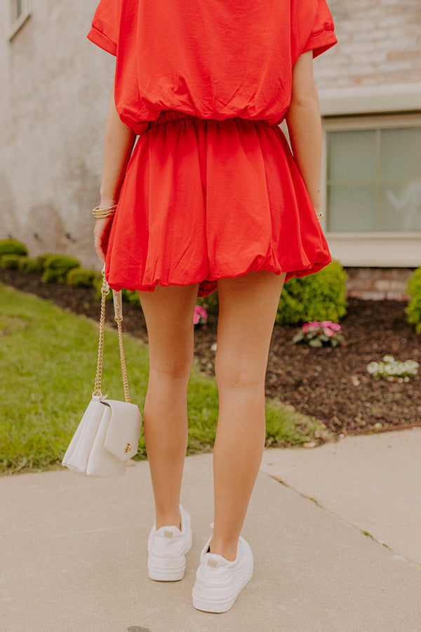 Belle of the Parade High Waist Embellished Mini Skirt