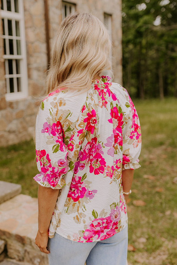 Garden Gorgeous Floral Top