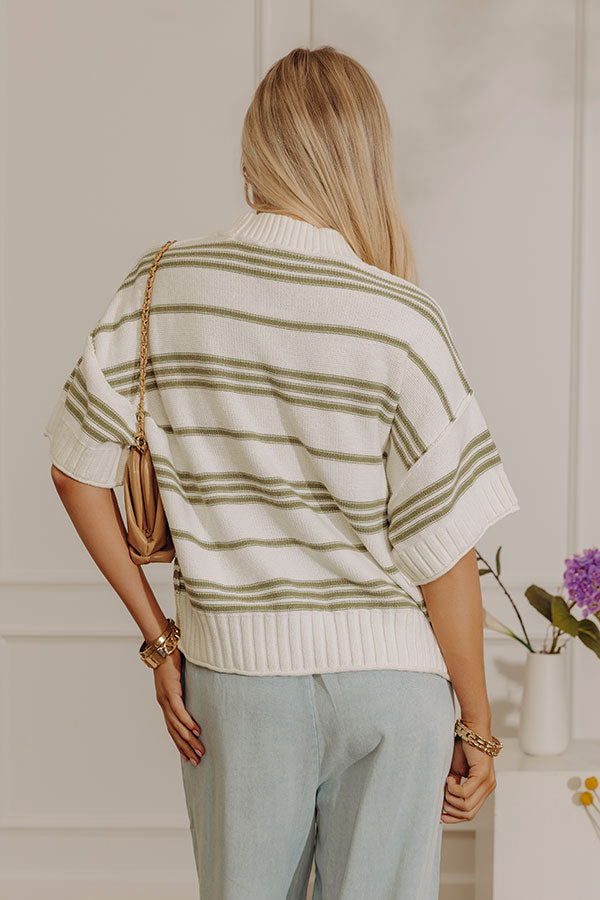 Morning on the Coast Stripe Knit Top