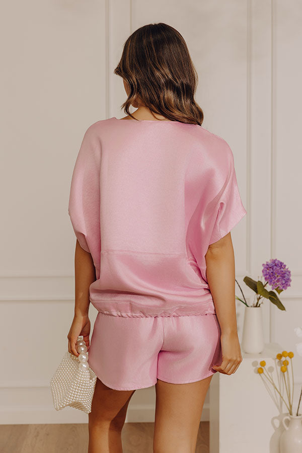 Penthouse Party Drawstring Top