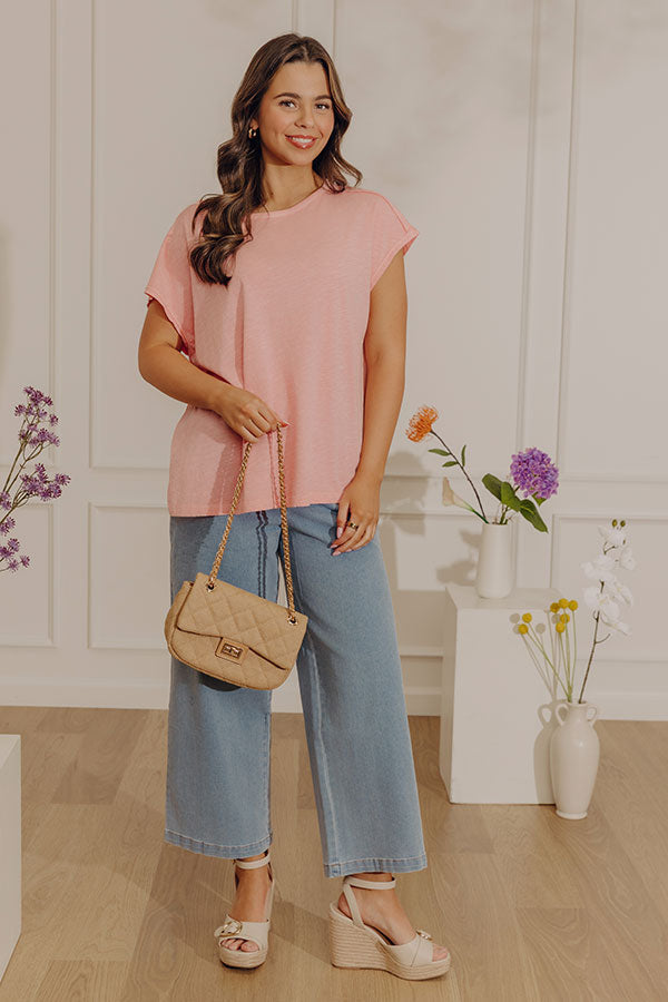 Just Right Oversized Slub Tee