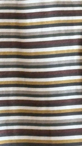 Paige Tee - Chocolate/Multi Stripe