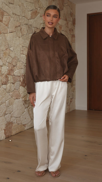 Phoenix Bomber Jacket - Brown