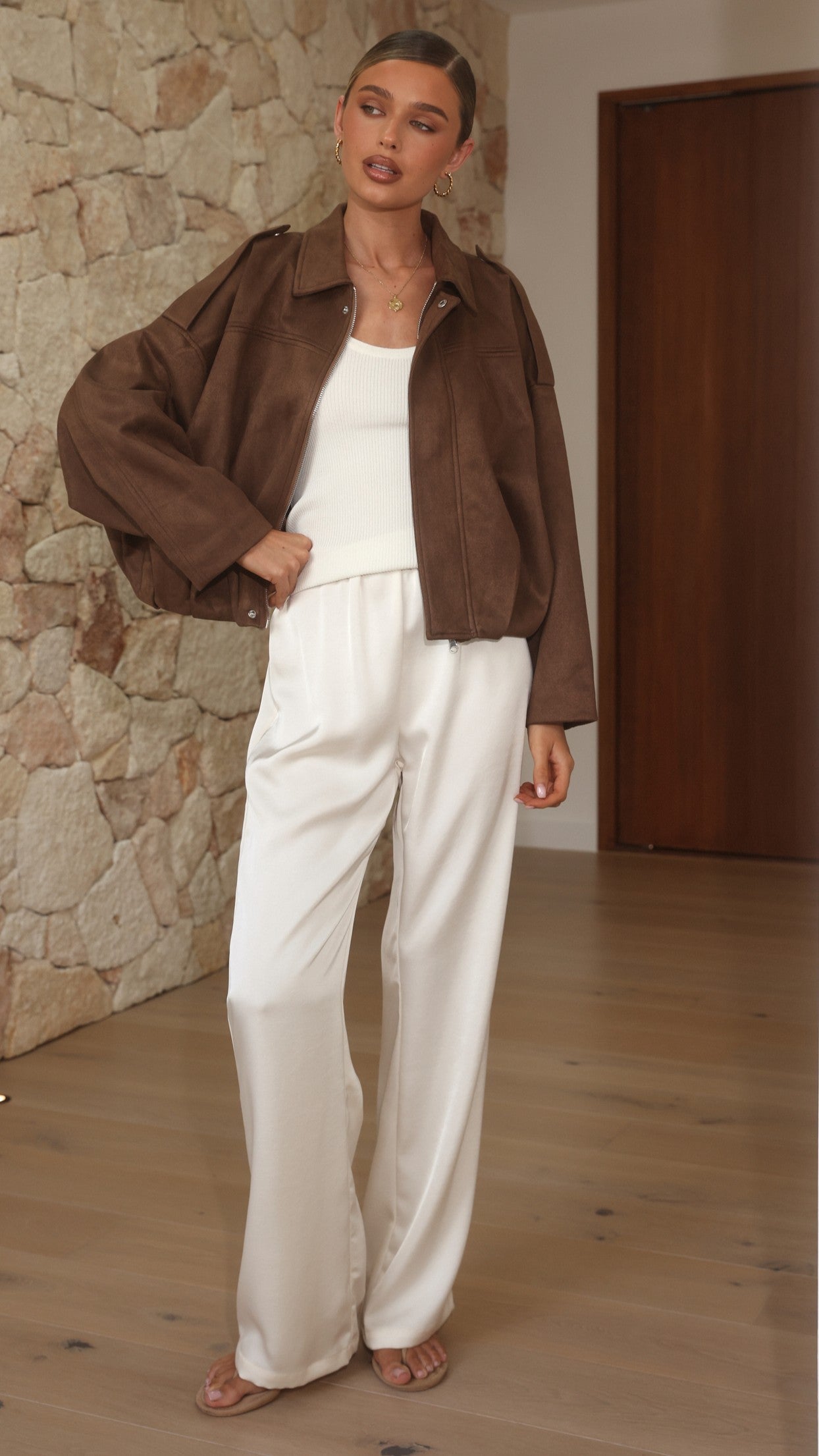 Phoenix Bomber Jacket - Brown