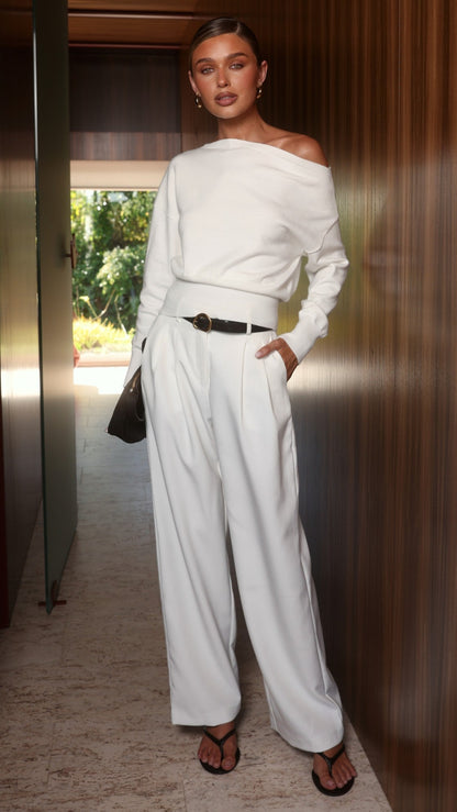 Naylor Pants - White