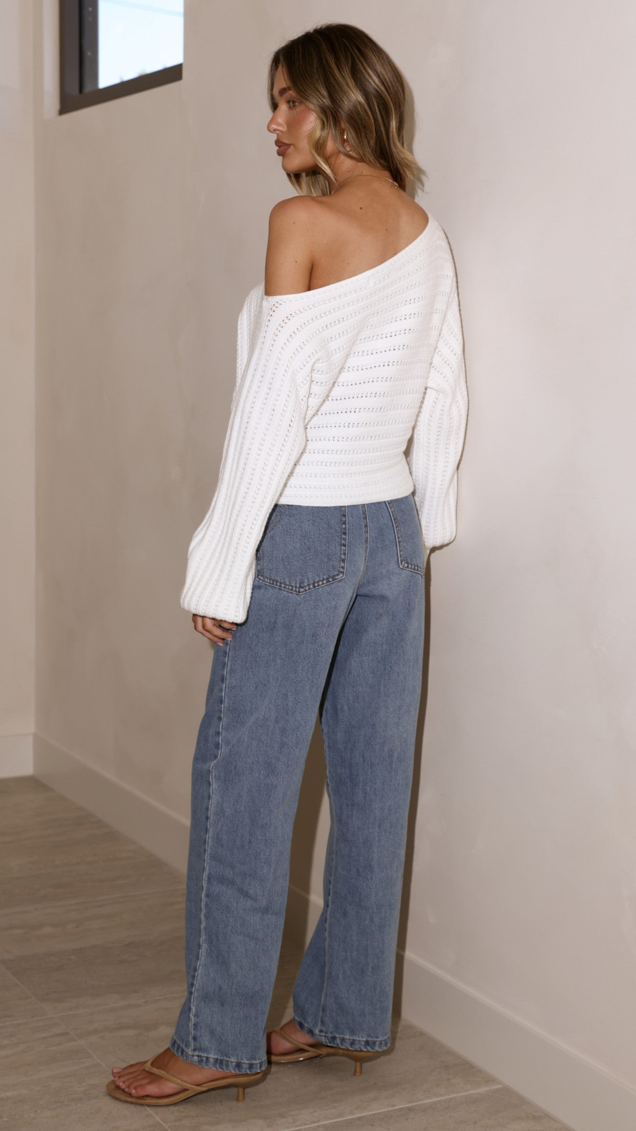 Margo Knit Top - White