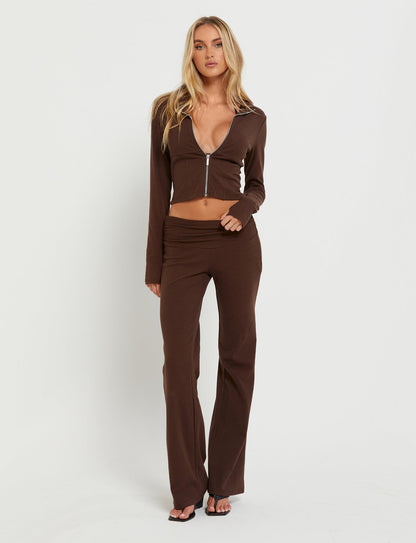 KAVAT JACKET - BROWN