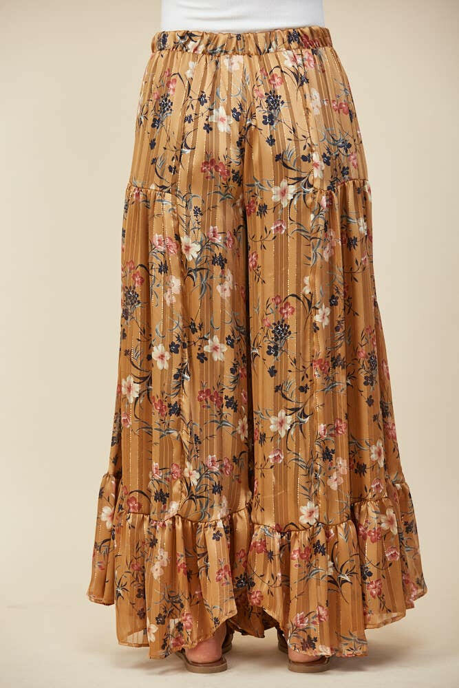 Golden Hour Ruffle Palazzo Pants