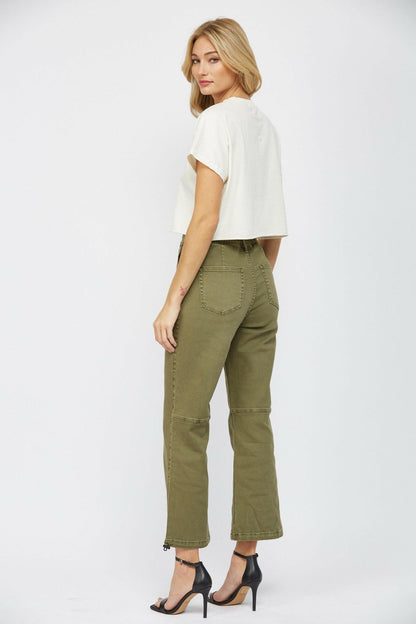 Mica High Rise Utility Jeans