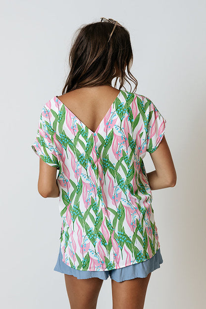 Timeless Beauty Shift Top In Green