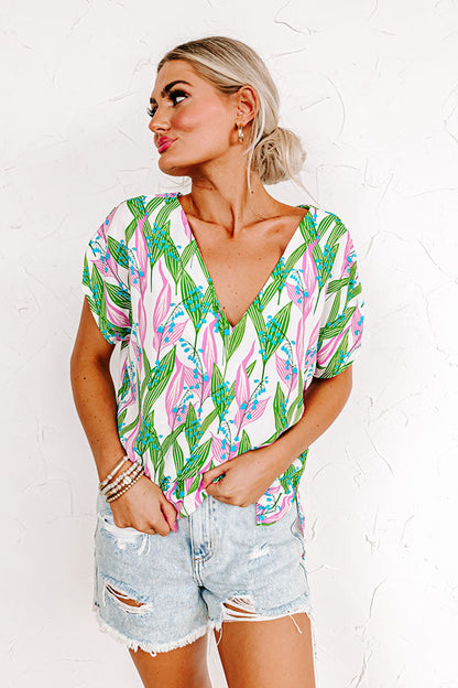 Timeless Beauty Shift Top In Green