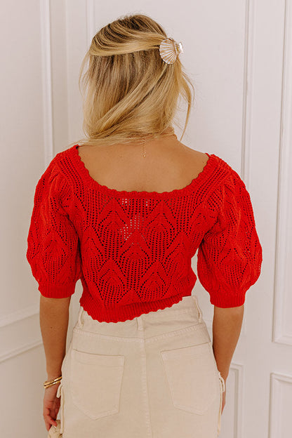 Secret Hideaway Knit Crop Top