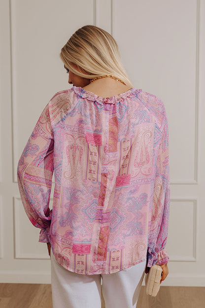 Simply Unforgettable Paisley Shift Top