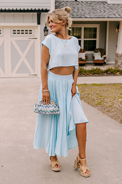 Tranquil Tides Crop Top
