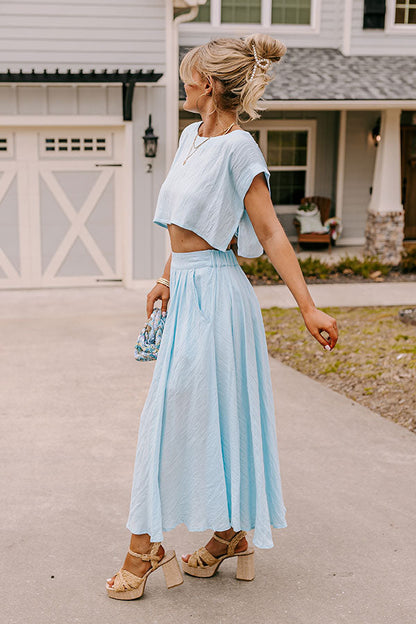 Tranquil Tides Crop Top