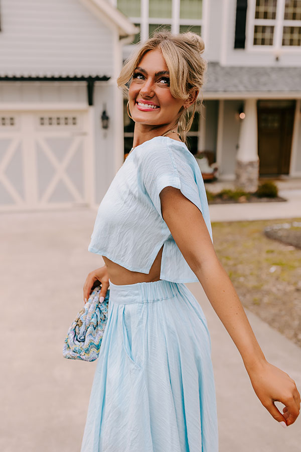 Tranquil Tides Crop Top