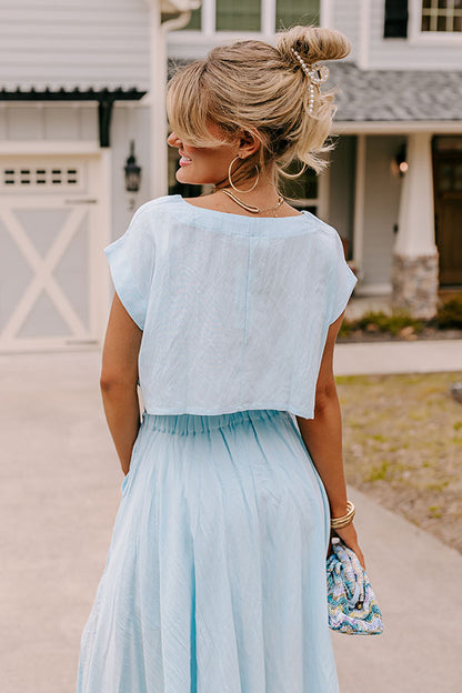 Tranquil Tides Crop Top