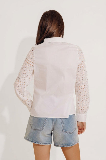 Worth Staying Button Up Top