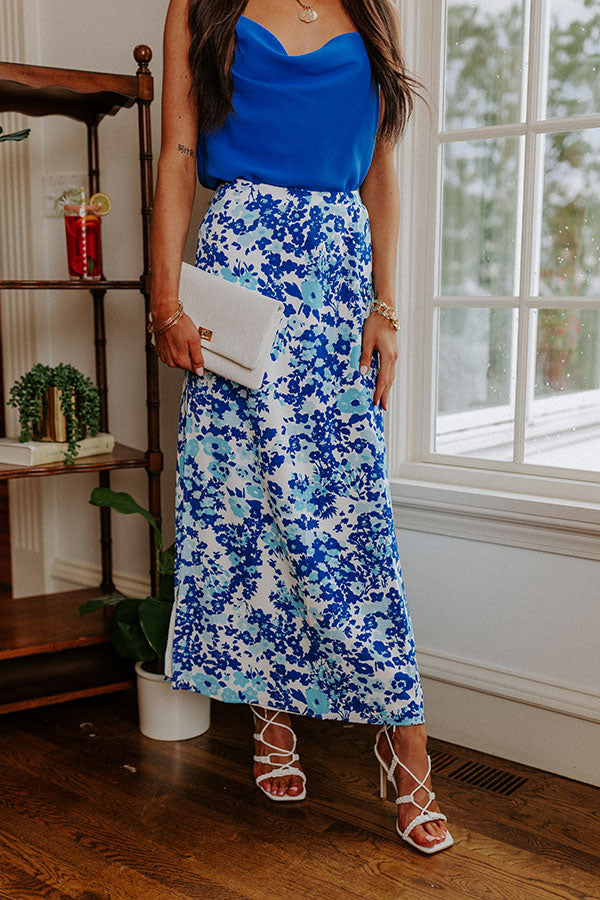 Pretty Epiphany Floral Maxi Skirt