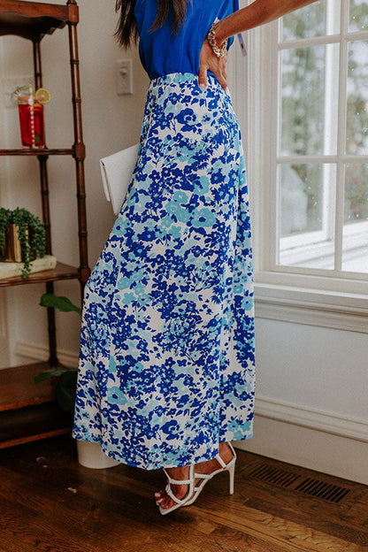 Pretty Epiphany Floral Maxi Skirt