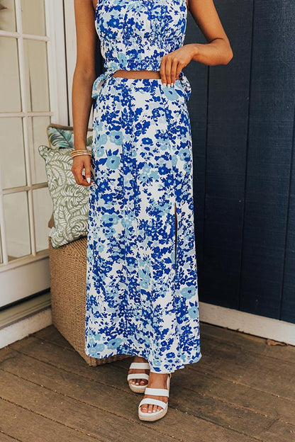 Pretty Epiphany Floral Maxi Skirt