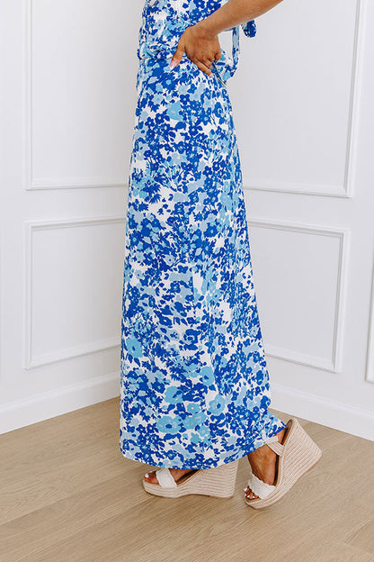 Pretty Epiphany Floral Maxi Skirt