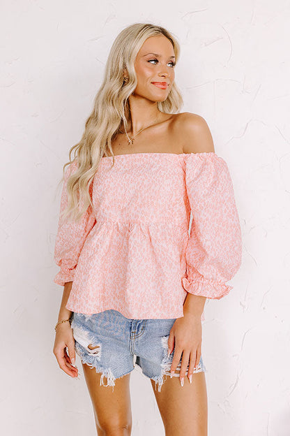 Cute On Repeat Babydoll Top In Pink