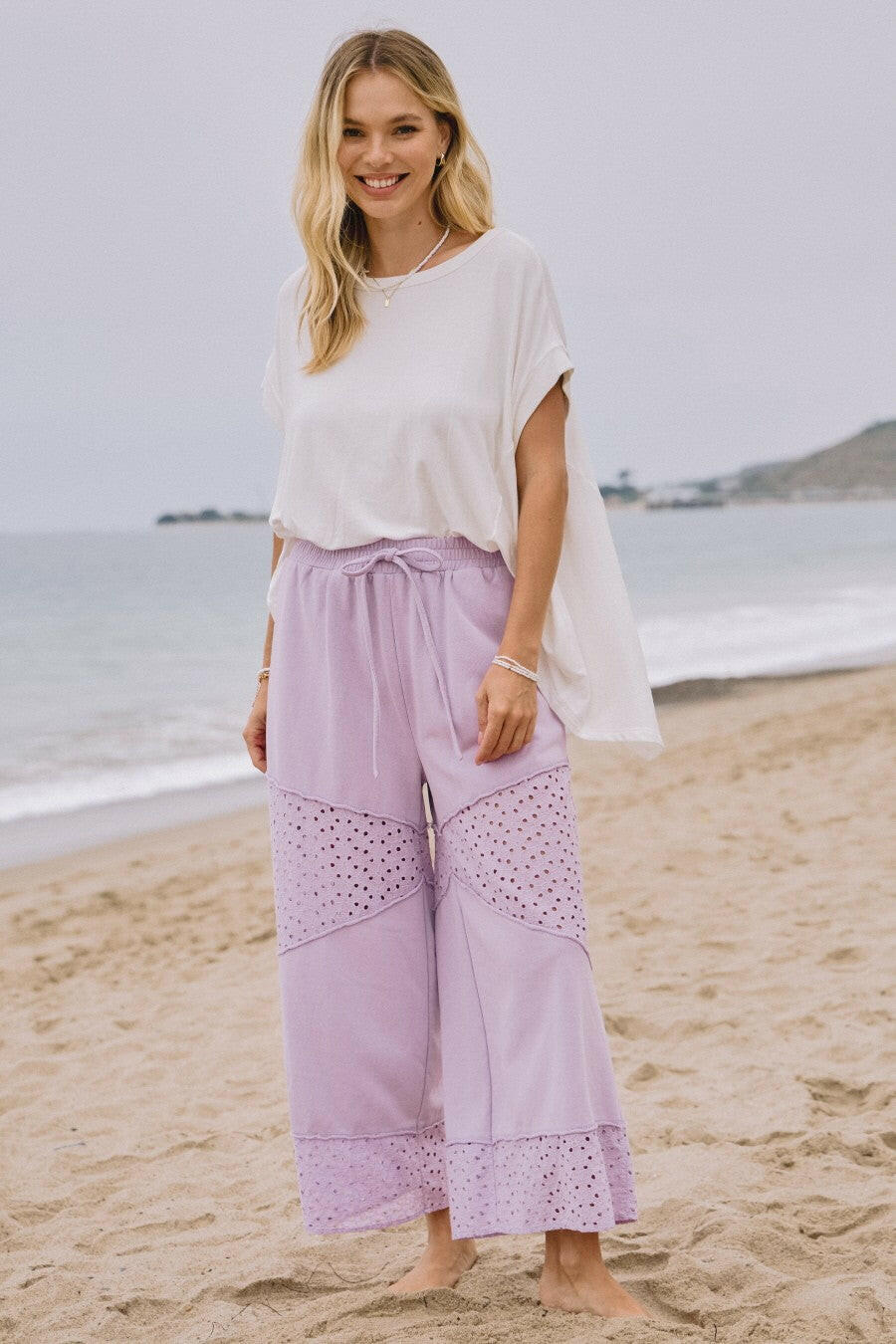 Acid Washed French Terry Pants