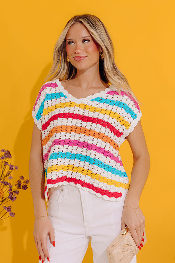 On Bali Time Knit Top