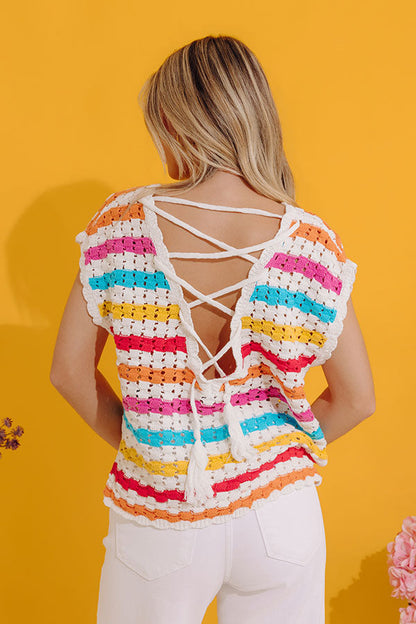 On Bali Time Knit Top