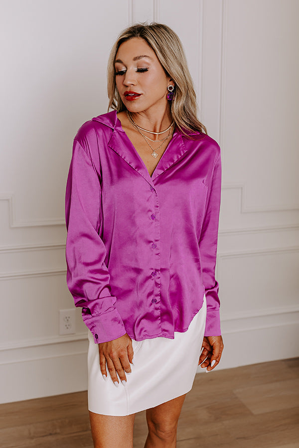 Secret Admirer Satin Top