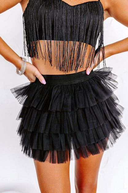 Dancing Into The Night Tulle Skort