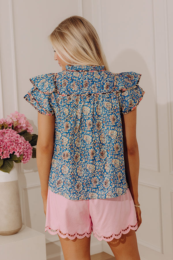 Blissful Break Shift Top