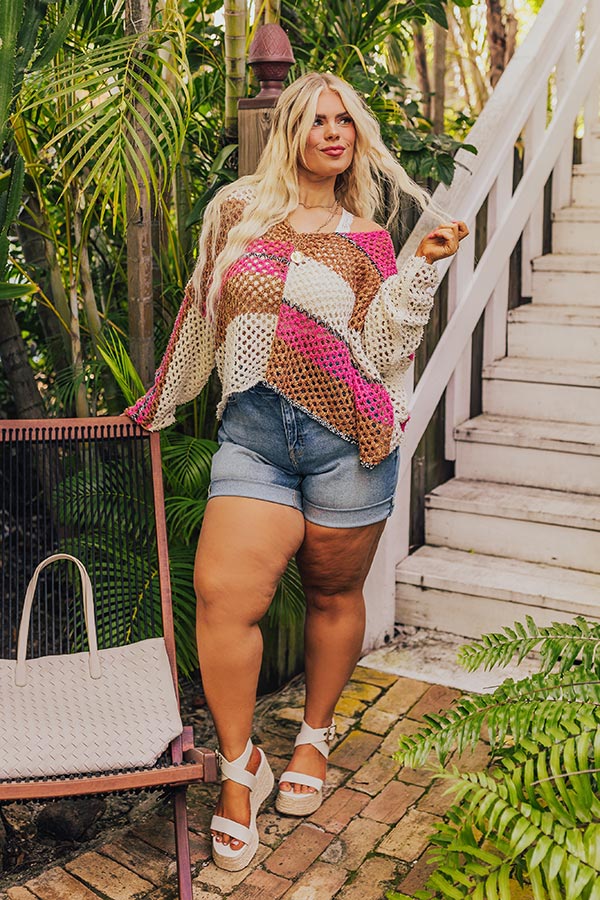For The Frill Of It Knit Top Curves