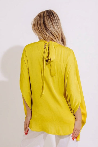 With You Always Shift Top In Chartreuse