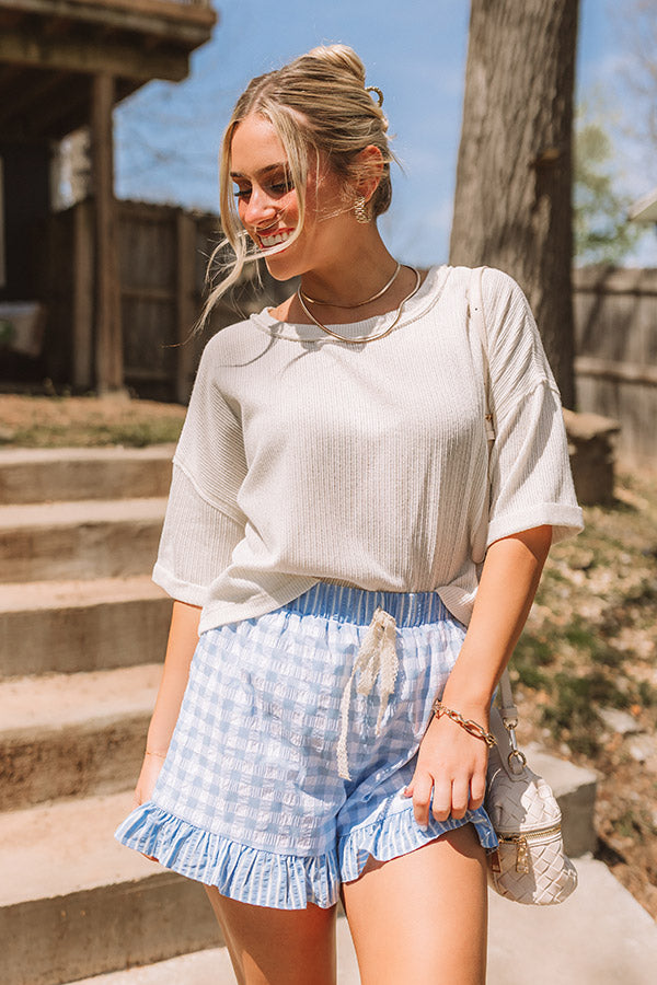 Fresh Breeze Knit Top in Cream