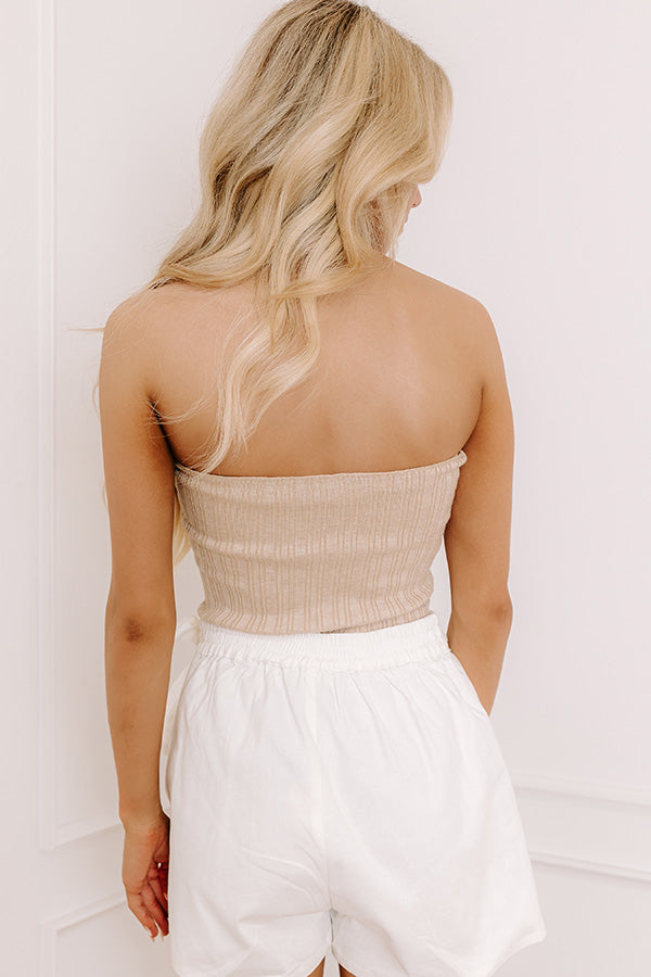 Always A Classic Knit Top in Iced Latte