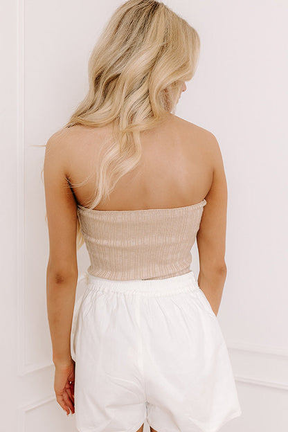 Always A Classic Knit Top in Iced Latte