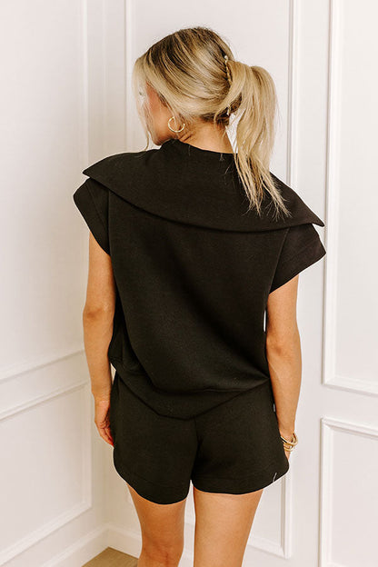 Casual Comfort Sweatshirt in Black