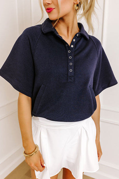 Casual Ease Sweatshirt in Navy