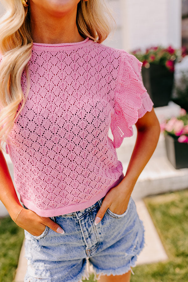 Sweet Tea Sippin Knit Top