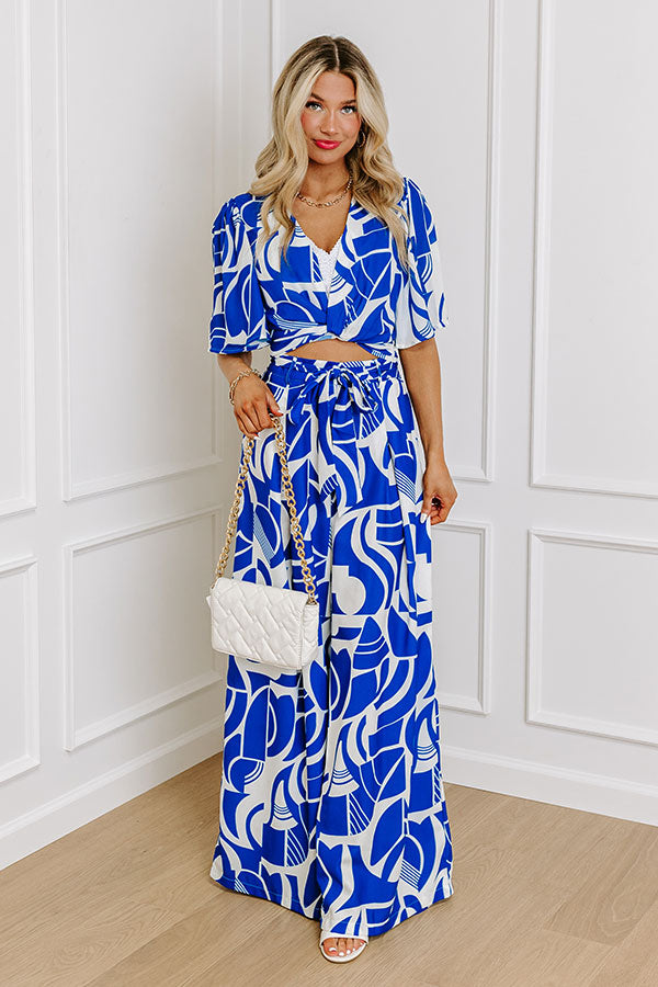 Amalfi Cruise Crop Top